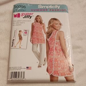 Simplicity Super Jiffy Summer Top Pattern